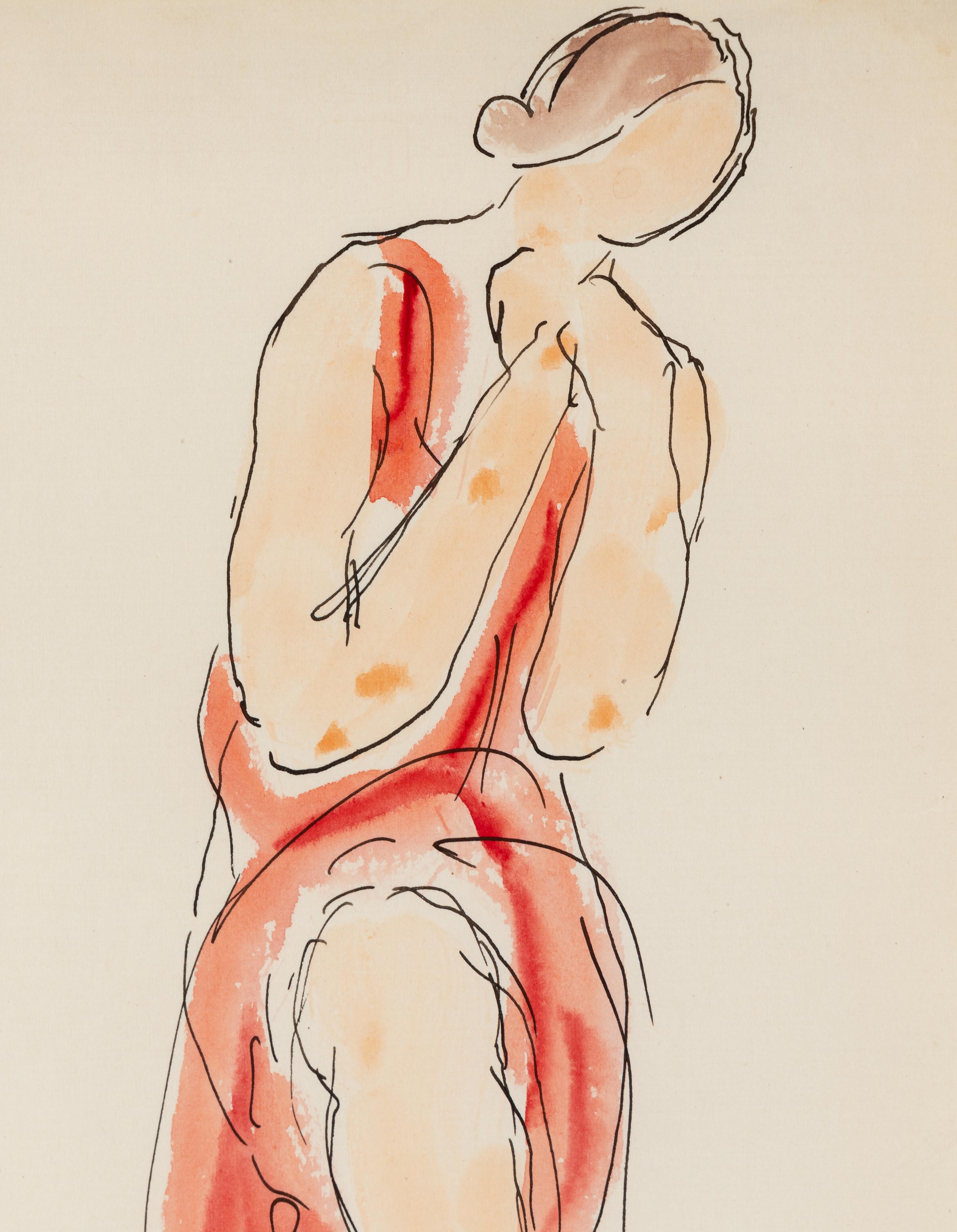 Isadora Duncan Dancing