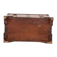 A Chippendale Carved and Paneled Mahogany Slant-Front Desk-and-Bookcase