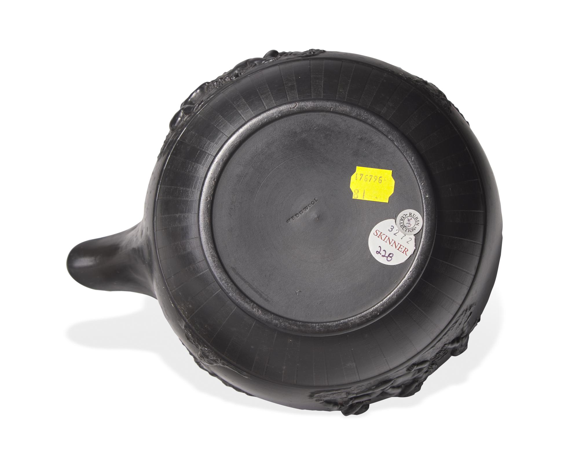 A Wedgwood Black Basalt Rum Kettle