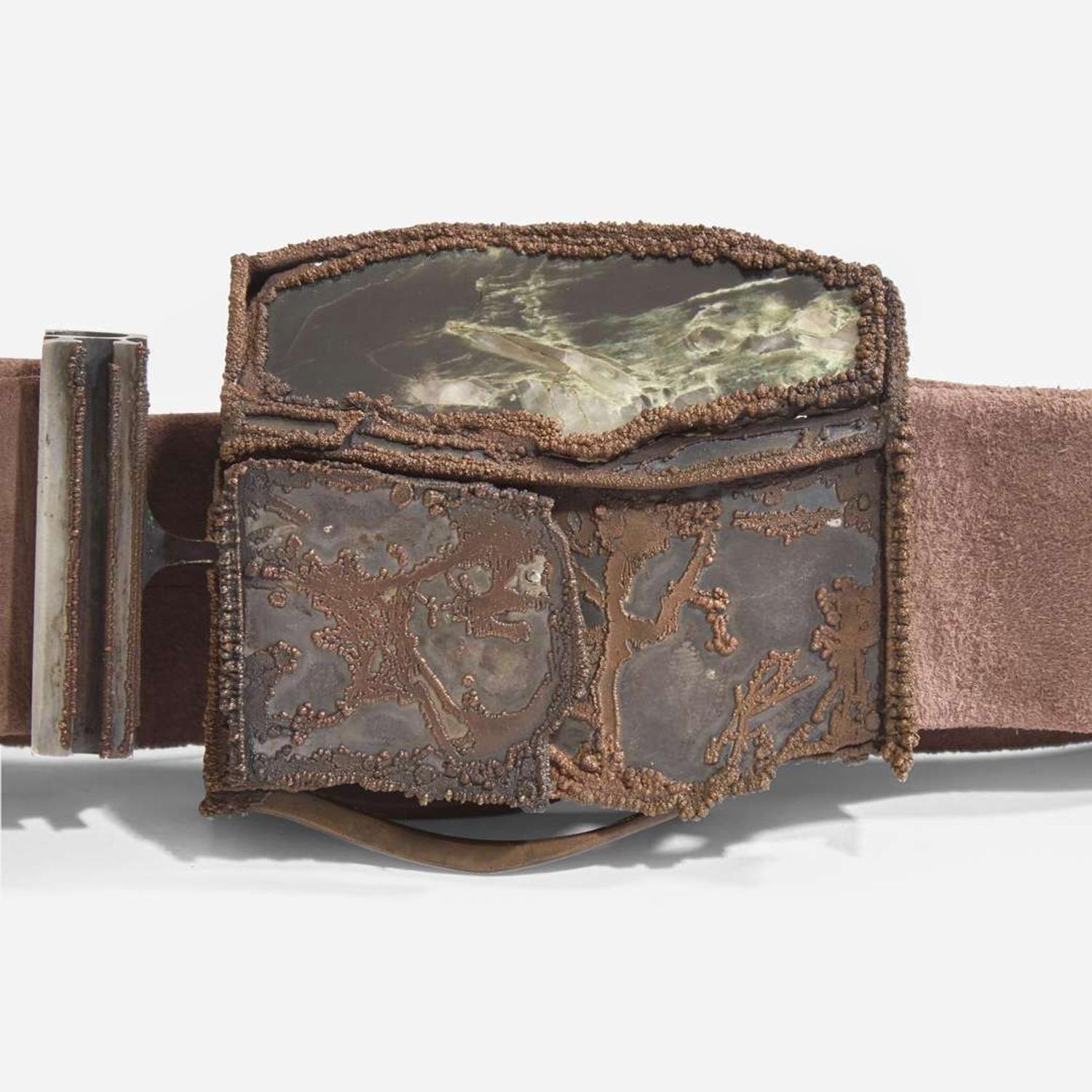 Eleanor Moty (American, b. 1945) Jade Belt Buckle, USA, 1969