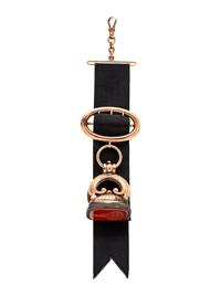 An Antique 14 Karat Rose Gold, Gold Filled and Carnelian Fob Pendant,