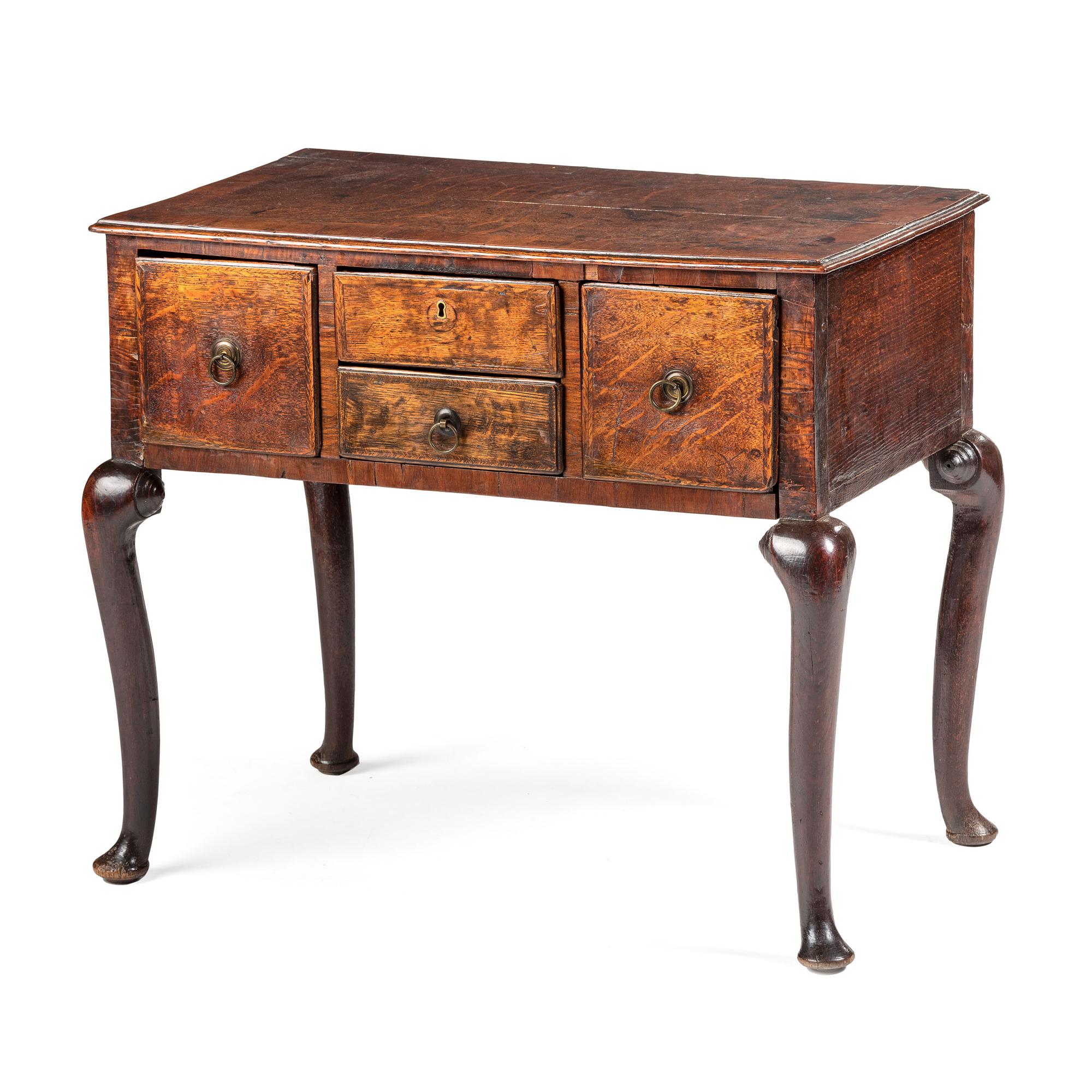 A Queen Anne Oak Dressing Table