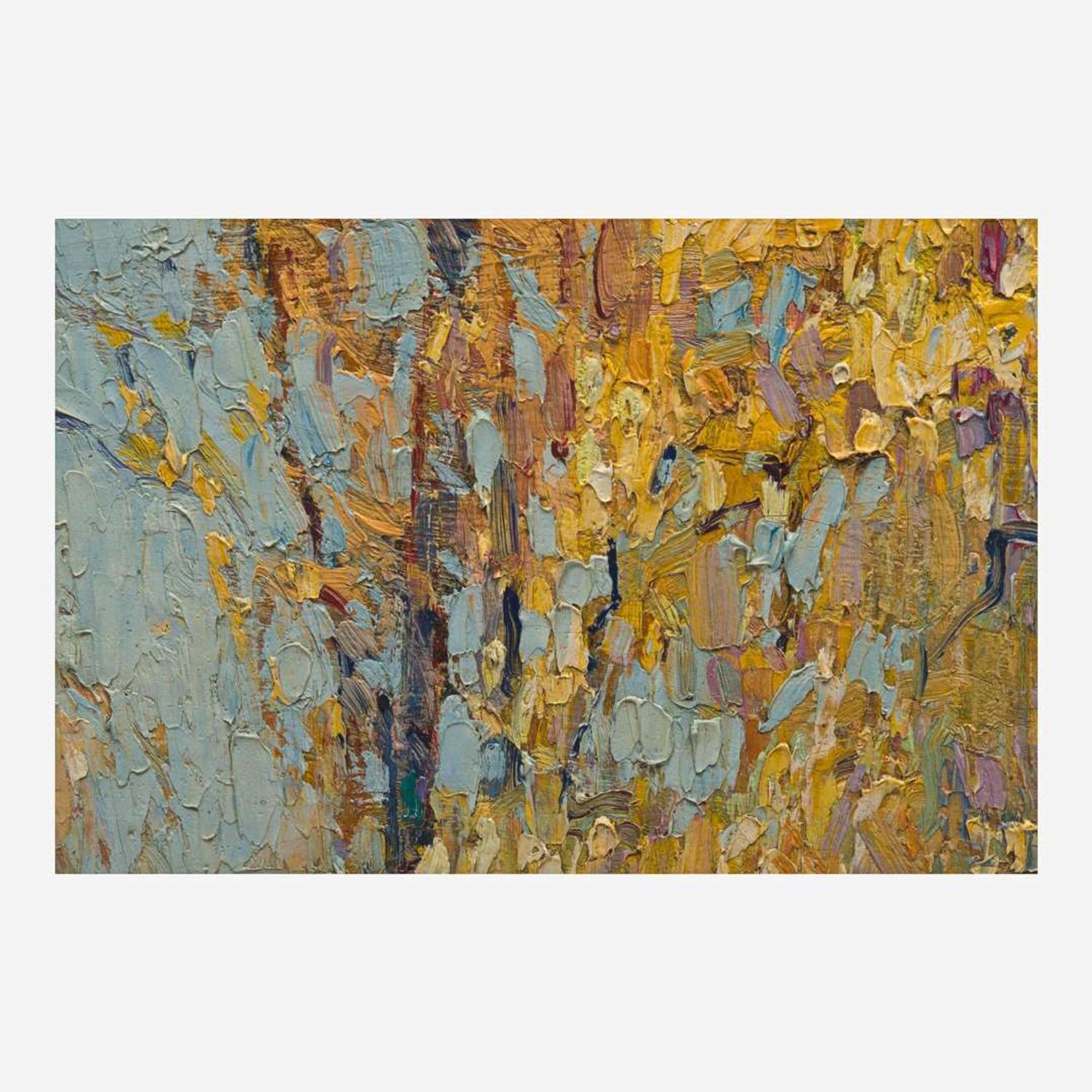 John Fulton Folinsbee (American, 1892–1972) Golden Afternoon (A Triptych)