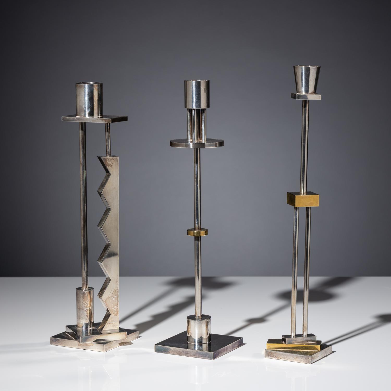 Three candlesticks for Swid Powell, Italy