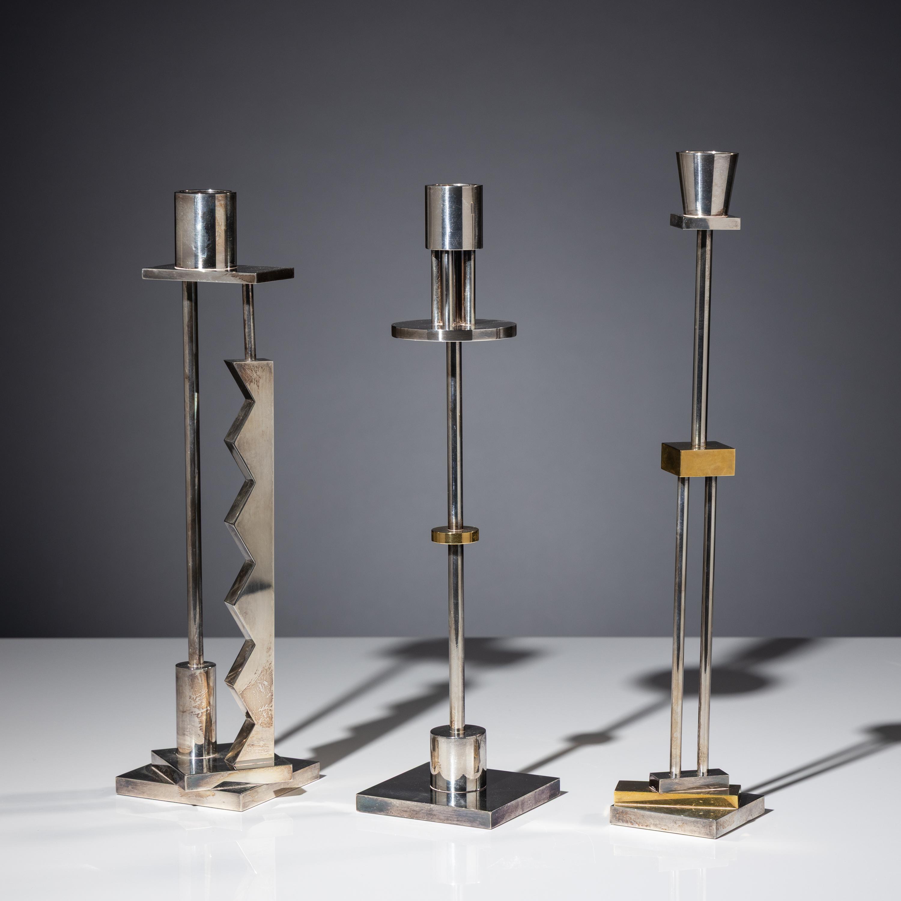 Three candlesticks for Swid Powell, Italy