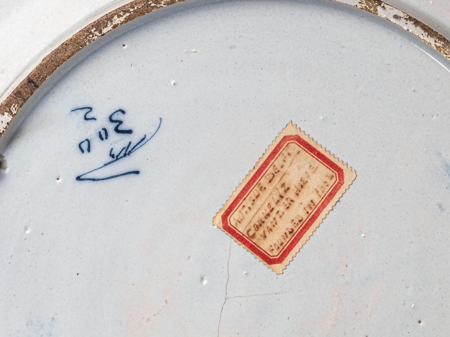 A Pair of Delft Blue and White Chargers
