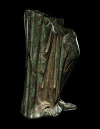 A Roman Bronze Fragmentary Statue