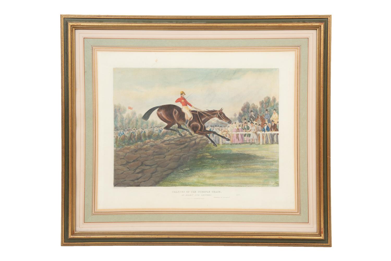 Chances of the Steeple Chase, 1826 (a set of eight)