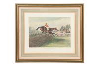Chances of the Steeple Chase, 1826 (a set of eight)