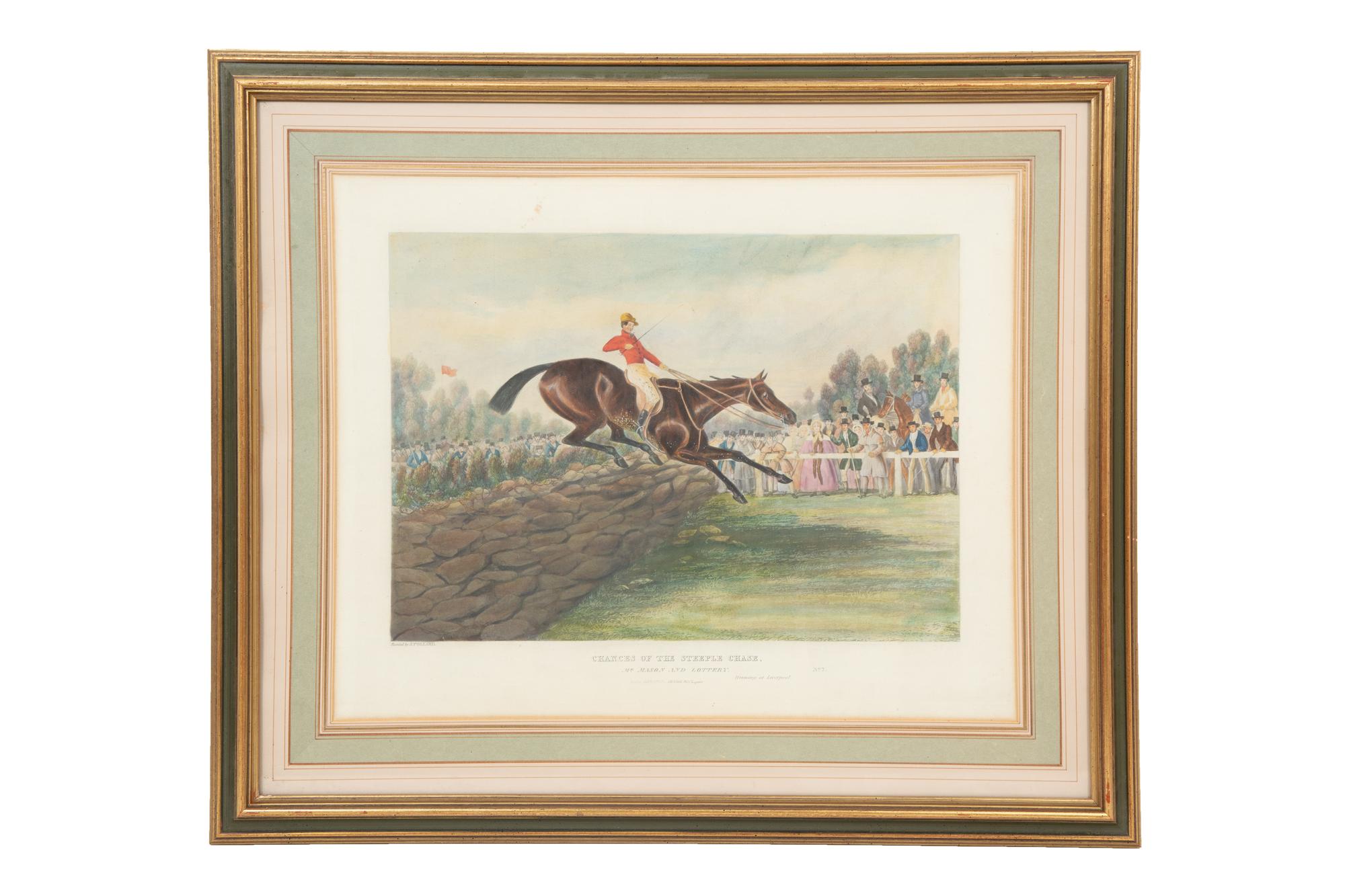 Chances of the Steeple Chase, 1826 (a set of eight)