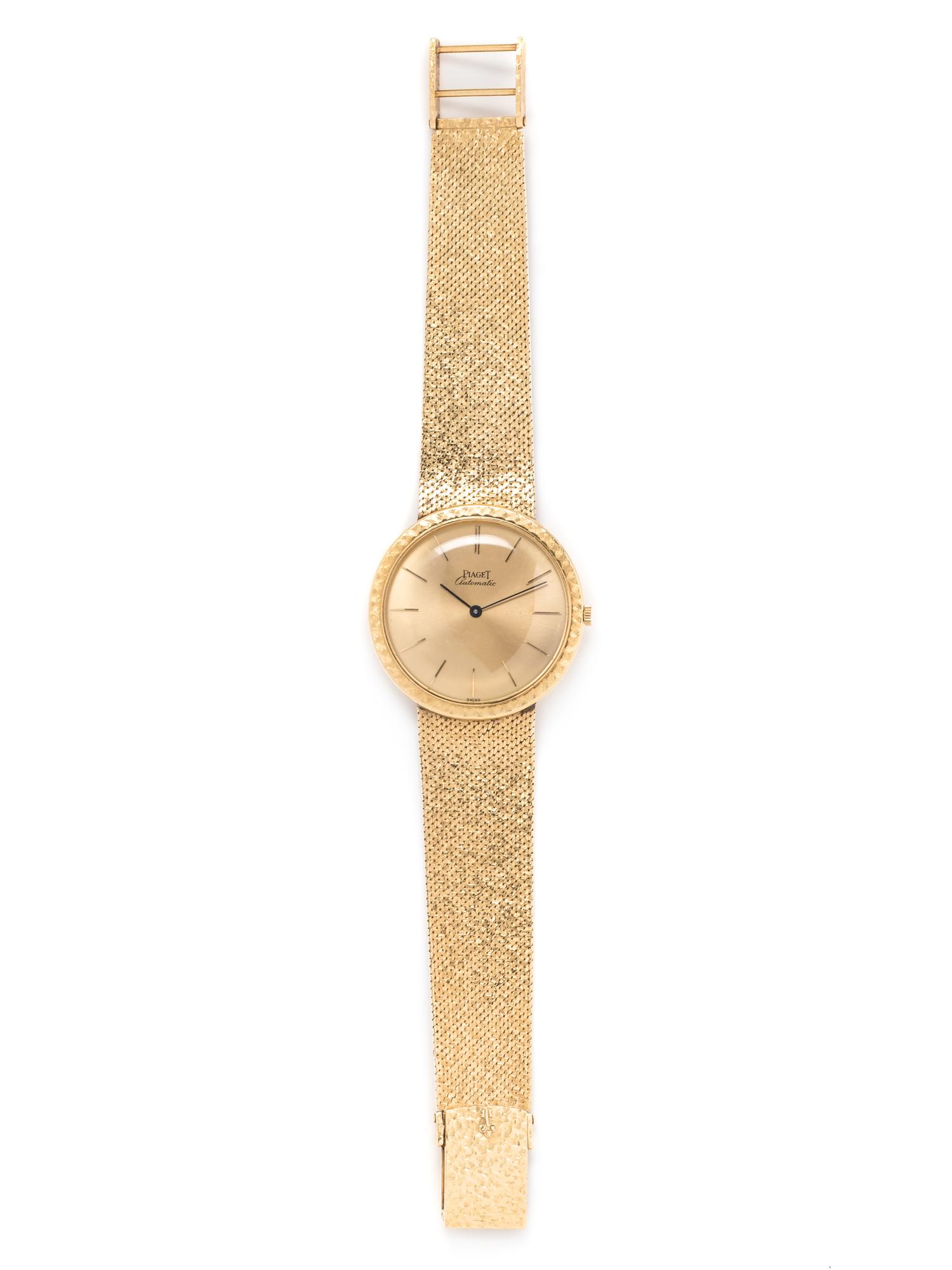 PIAGET, 18K YELLOW GOLD REF. 12103 WRISTWATCH