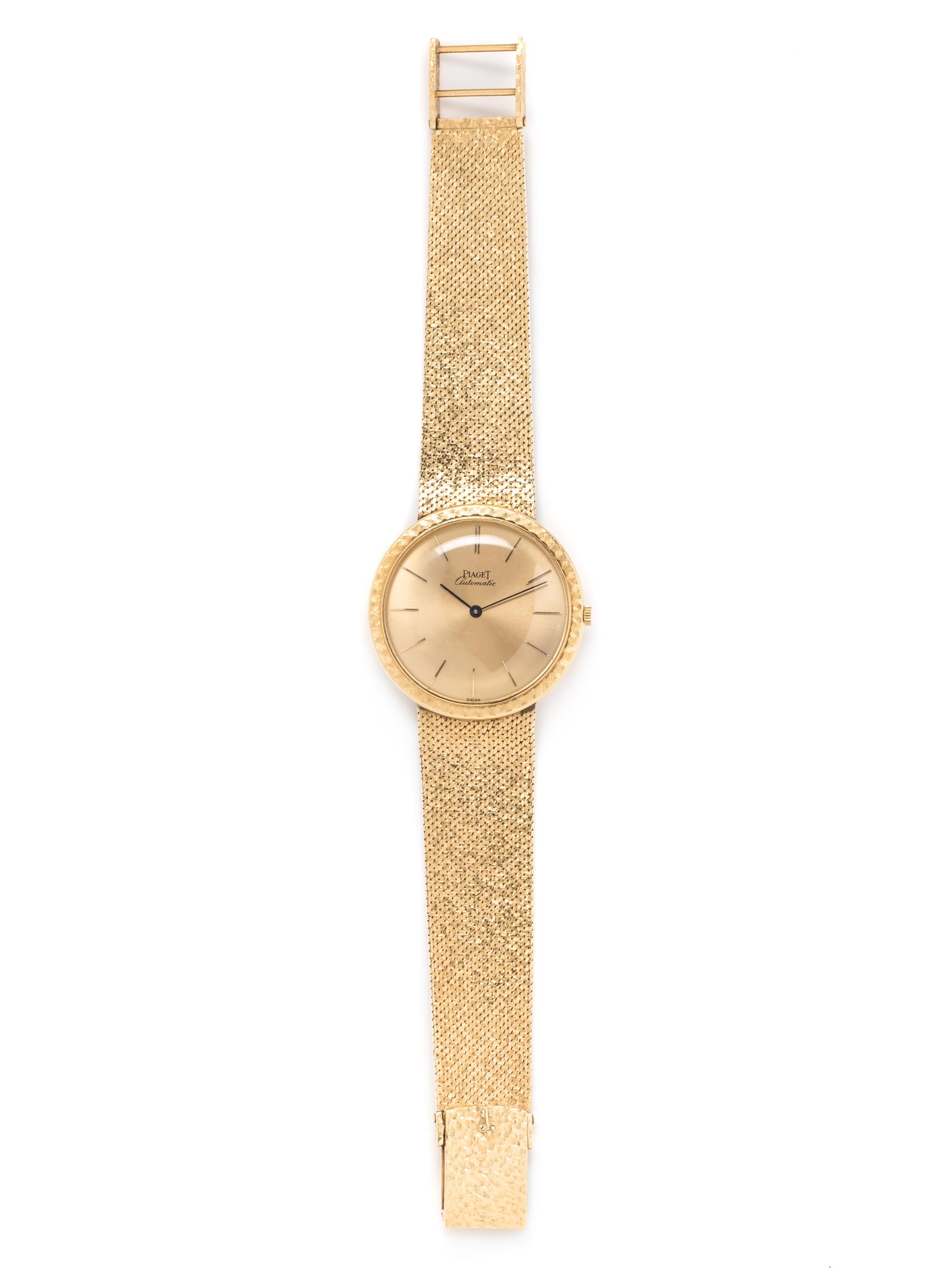 PIAGET, 18K YELLOW GOLD REF. 12103 WRISTWATCH