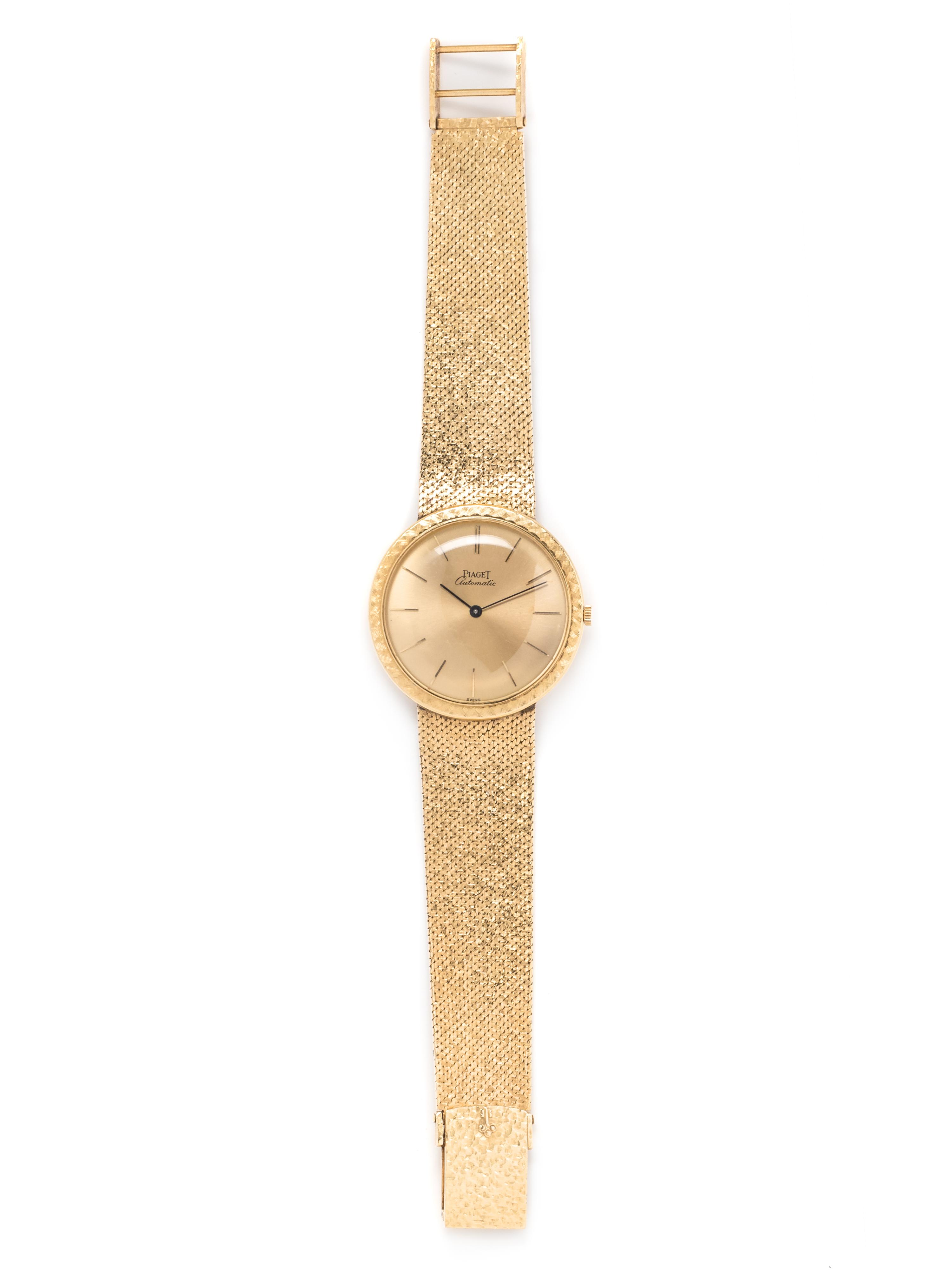 PIAGET, 18K YELLOW GOLD REF. 12103 WRISTWATCH