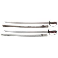 Lot of Two Japanese Type 32 Ko Cavalry Sabers