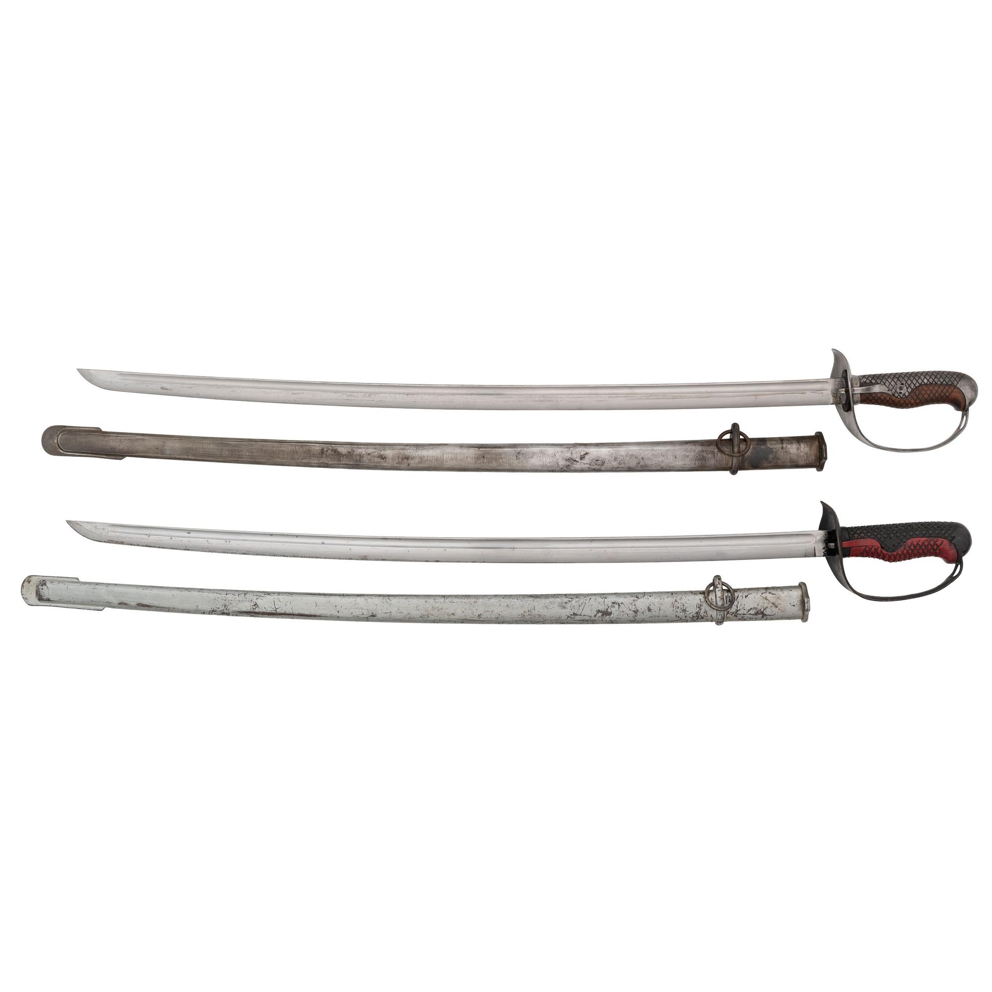 Lot of Two Japanese Type 32 Ko Cavalry Sabers