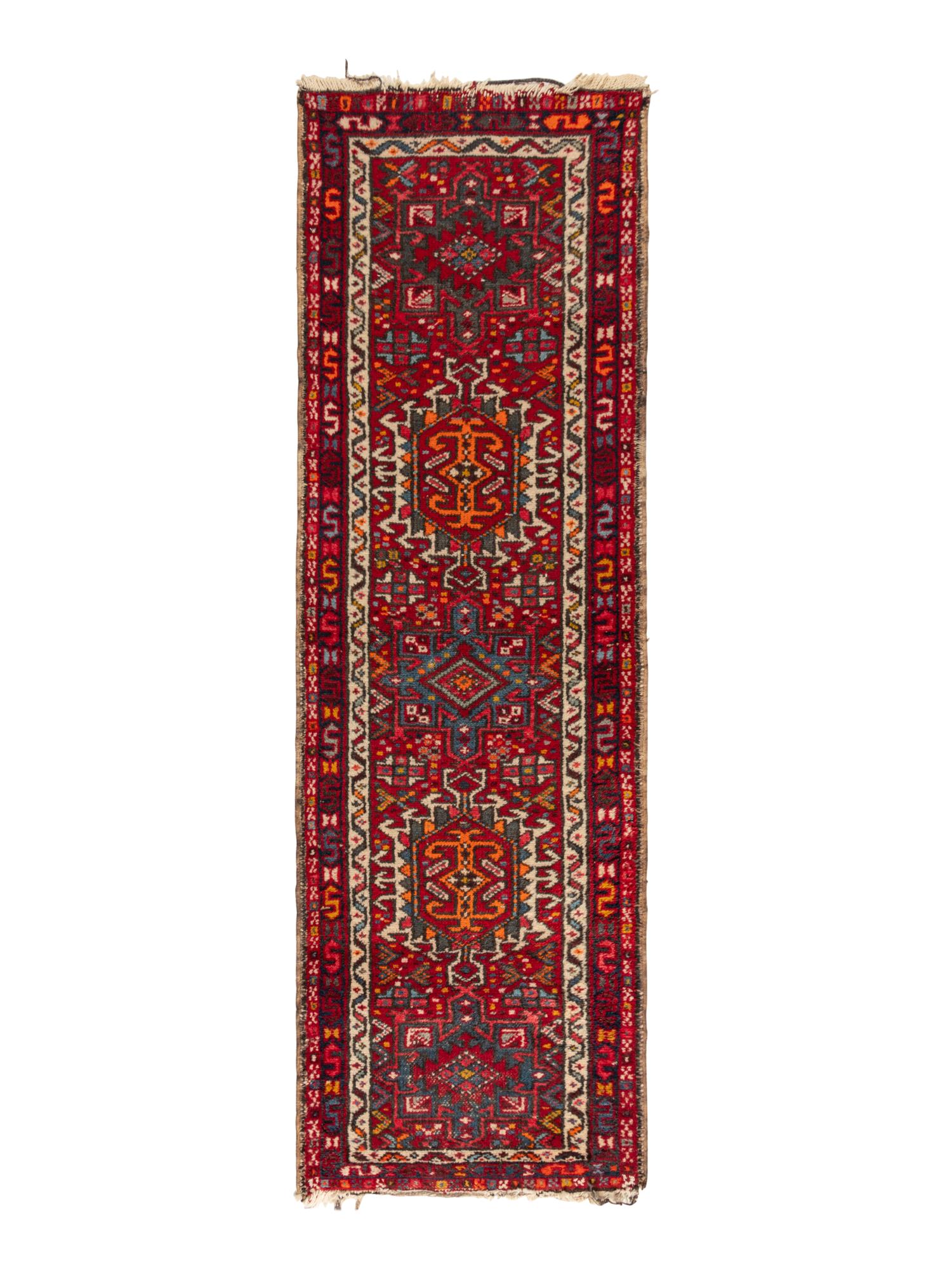 Three Hamadan Wool Rugs and a Heriz Wool Runner