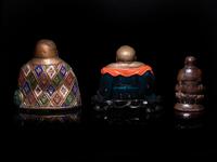 Three Chinese Figures of Laughing Buddha