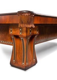 A Brunswick-Balke-Collender Co. 'Hudson' Art Deco Walnut Billiard Table