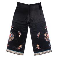 A Chinese Two-Piece Embroidered Silk Ensemble