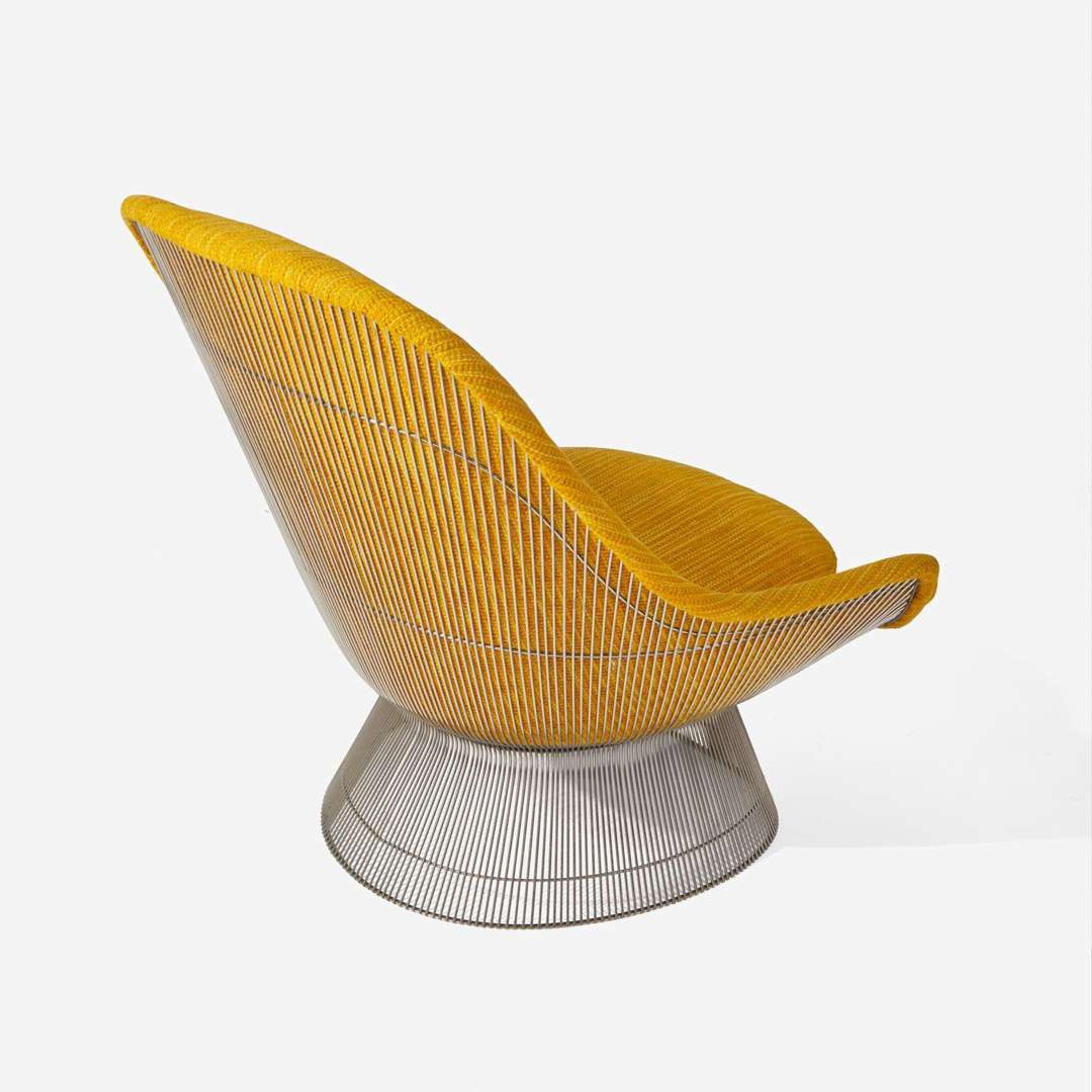 Warren Platner (American, 1919-2006) Easy Chair and Ottoman, Knoll Associates, USA, designed 1966, the present lot 1972