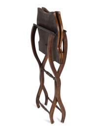 A Victorian Mahogany Folding Butterfly Table on X-form Base — 19TH CENTURY
