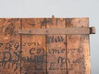 Two Painted Wood Barn Doors