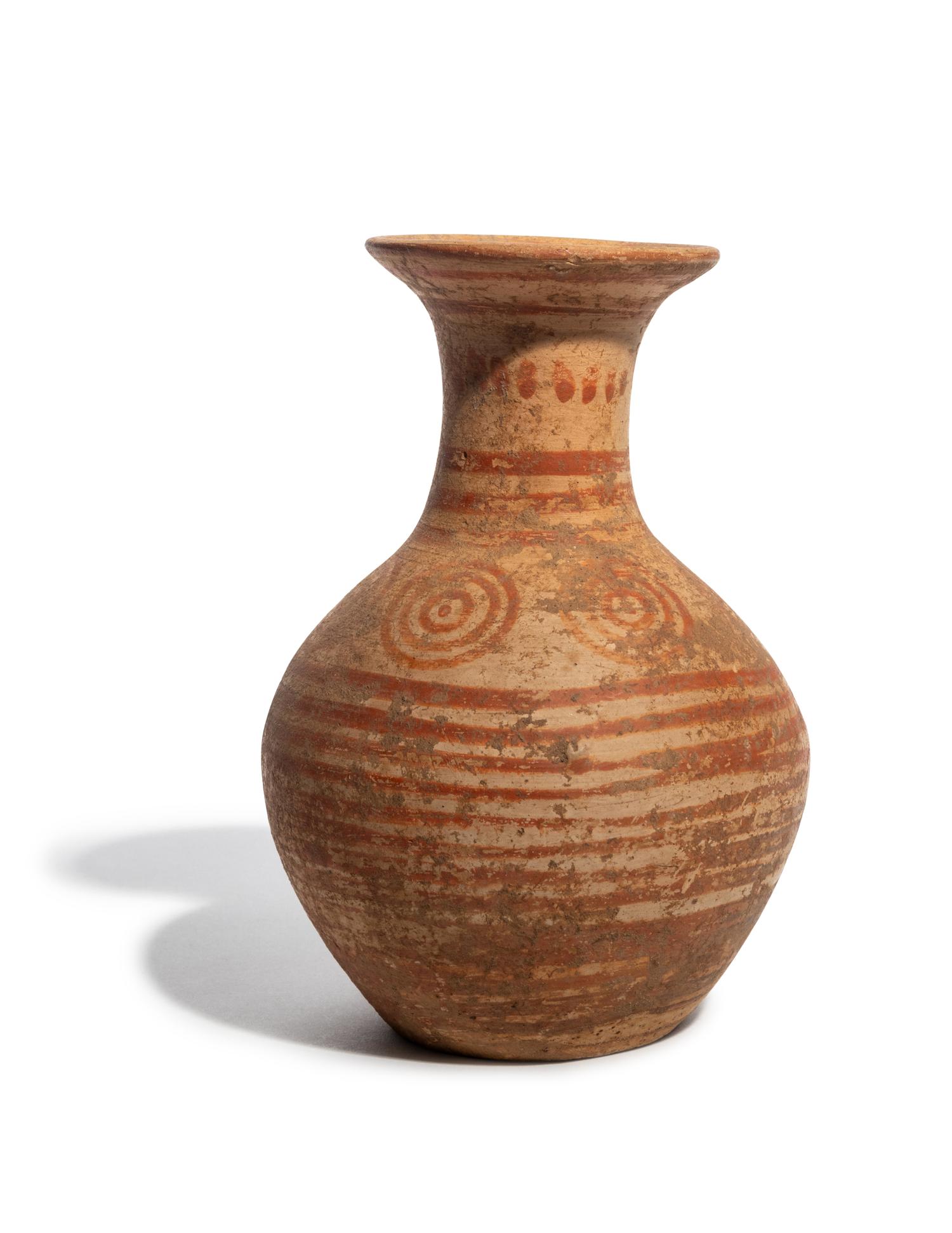 A Cypriot Bichrome Ware Pottery Jug
