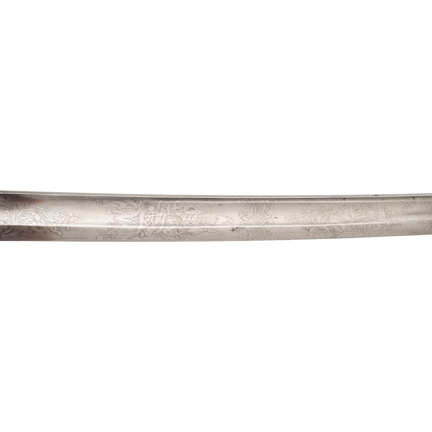Two Ames Presentation Swords to Lt. Henry Ward (Capt.) 57th Mass Infantry WIA at Antietam, Spotsylvania & Petersburg, POW Petersburg & Post-War General