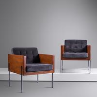 Pair of Armchairs from the Architectural Series, model 248 Probber Inc., USA