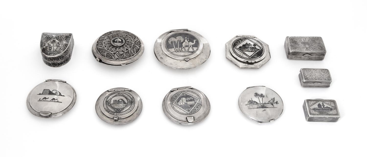 Eleven Iraqi Silver Items