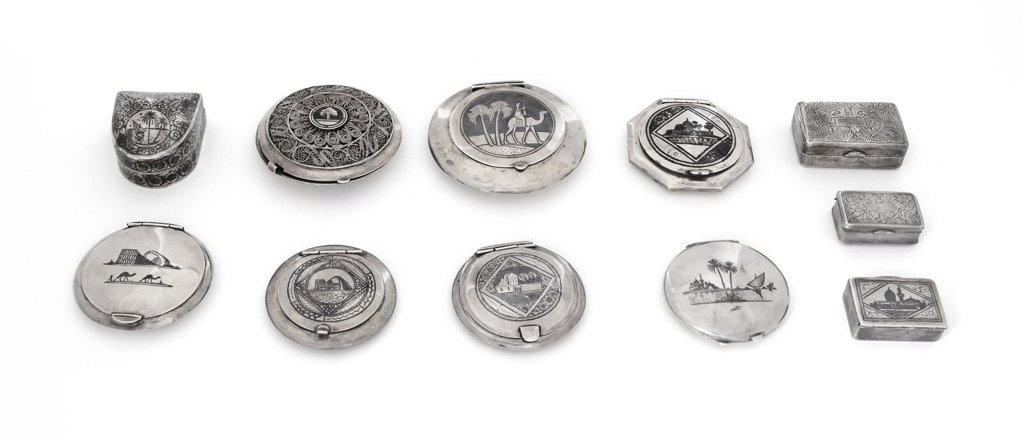Eleven Iraqi Silver Items