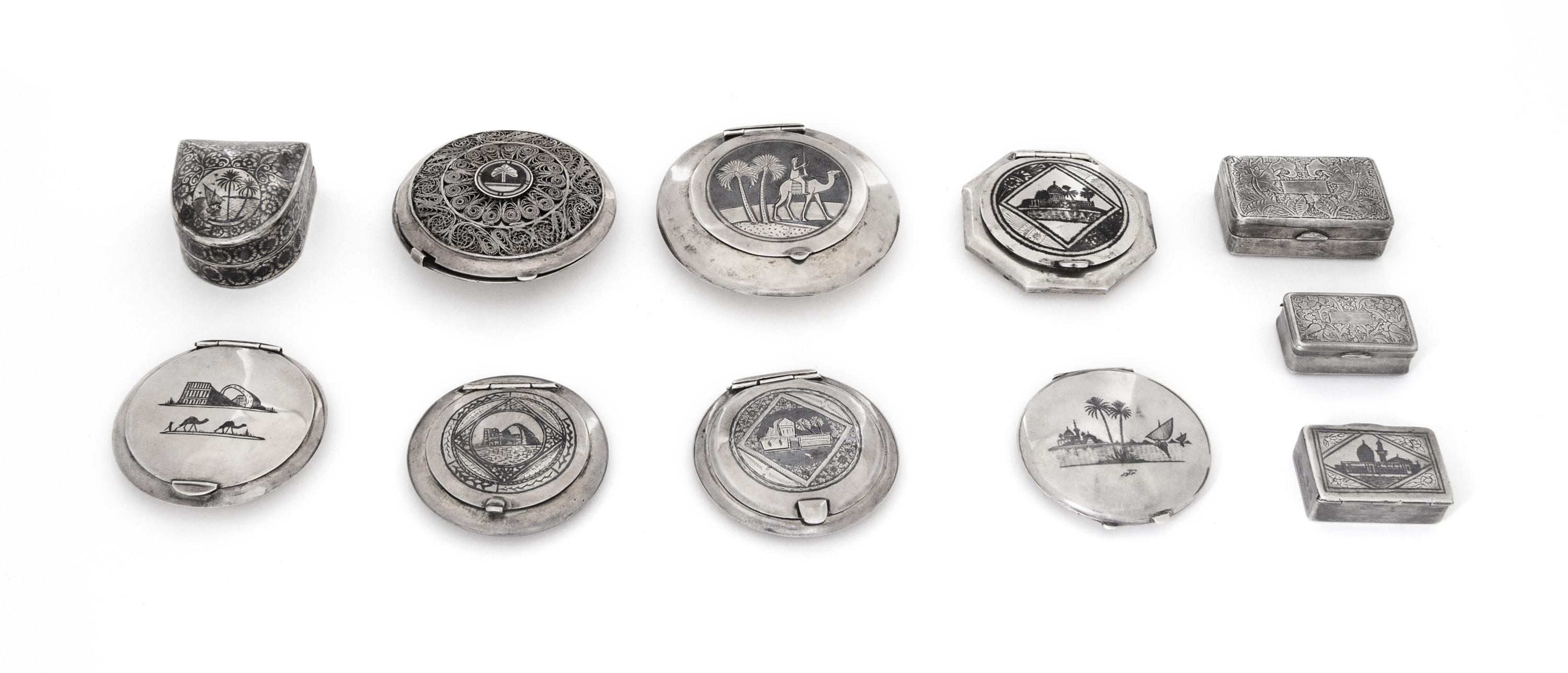 Eleven Iraqi Silver Items