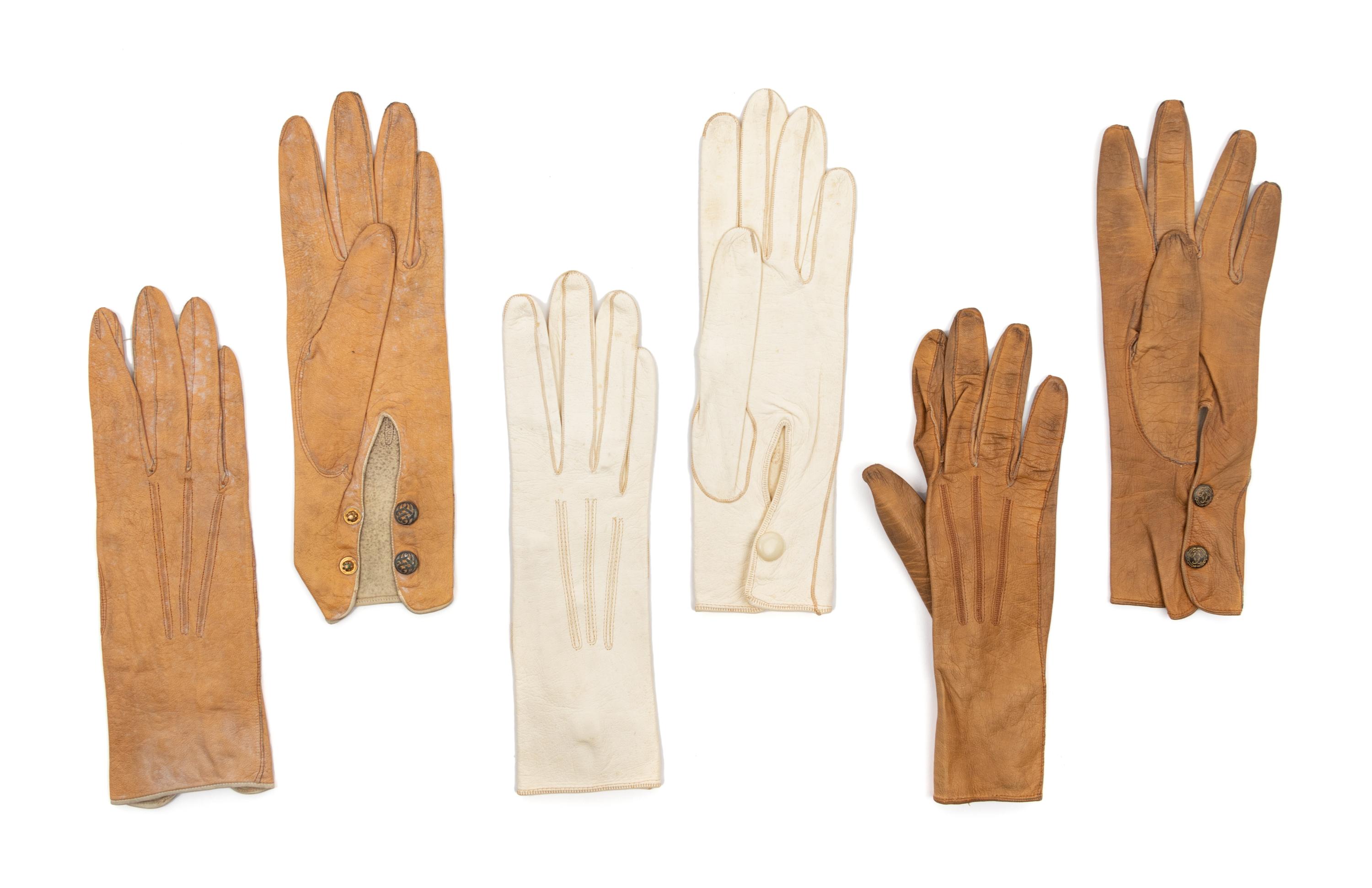 Collection of Belts and Gloves, 1850-1910