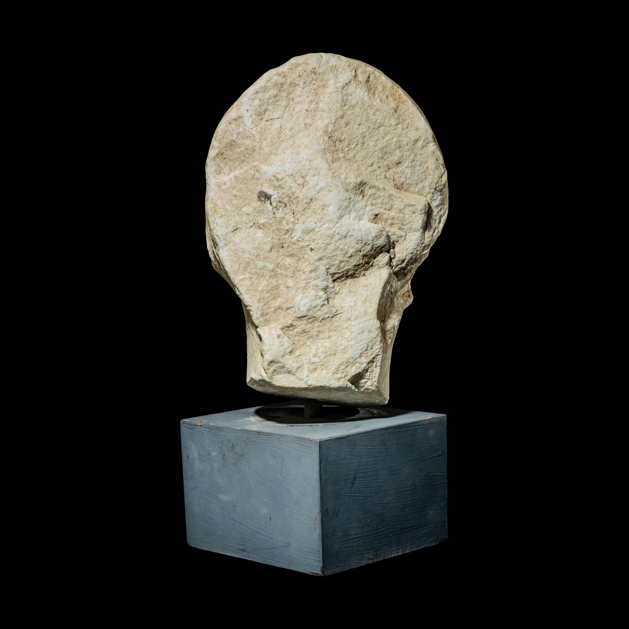 A Roman Marble Head of a Woman