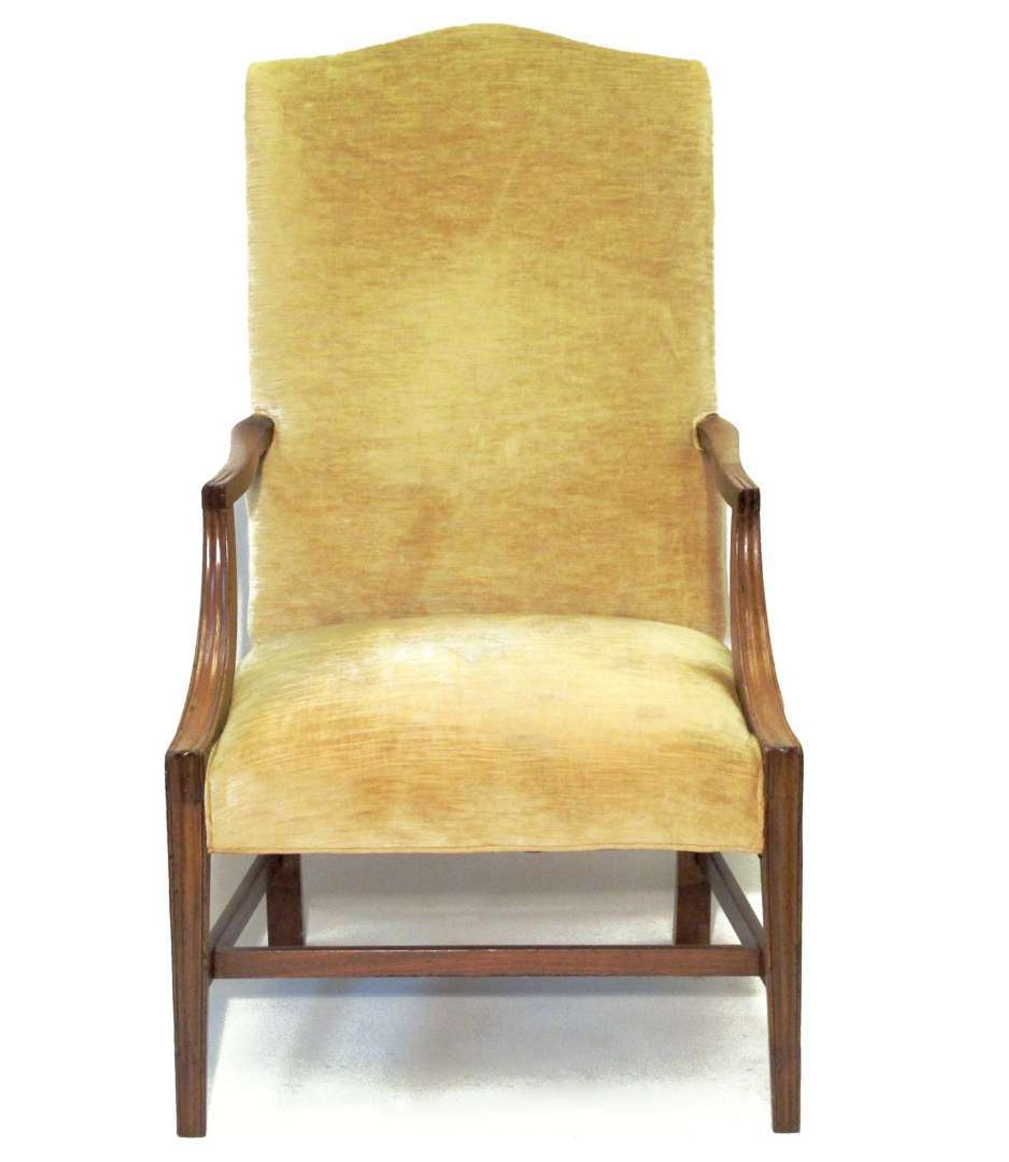 Federal mahogany lolling chair
