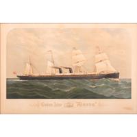 A Lithograph of the Guion Line Steamer 'Alaska'