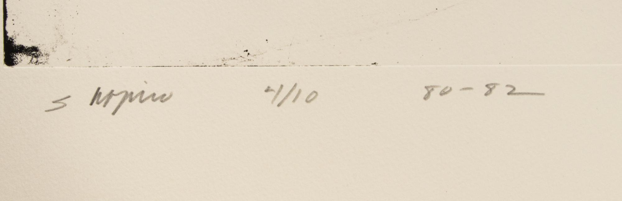 Untitled, 1980-82 and Untitled, 1979 (a pair of prints)