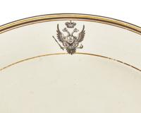 A Wedgwood Queensware Russian Imperial Armorial Plate