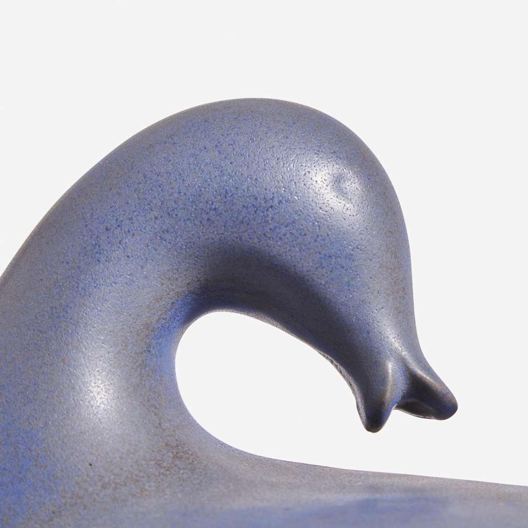 Eva Zeisel (Hungarian-American, 1906-2011) Rare Lidded Duck Tureen, Great Western Stoneware, USA, 1940s
