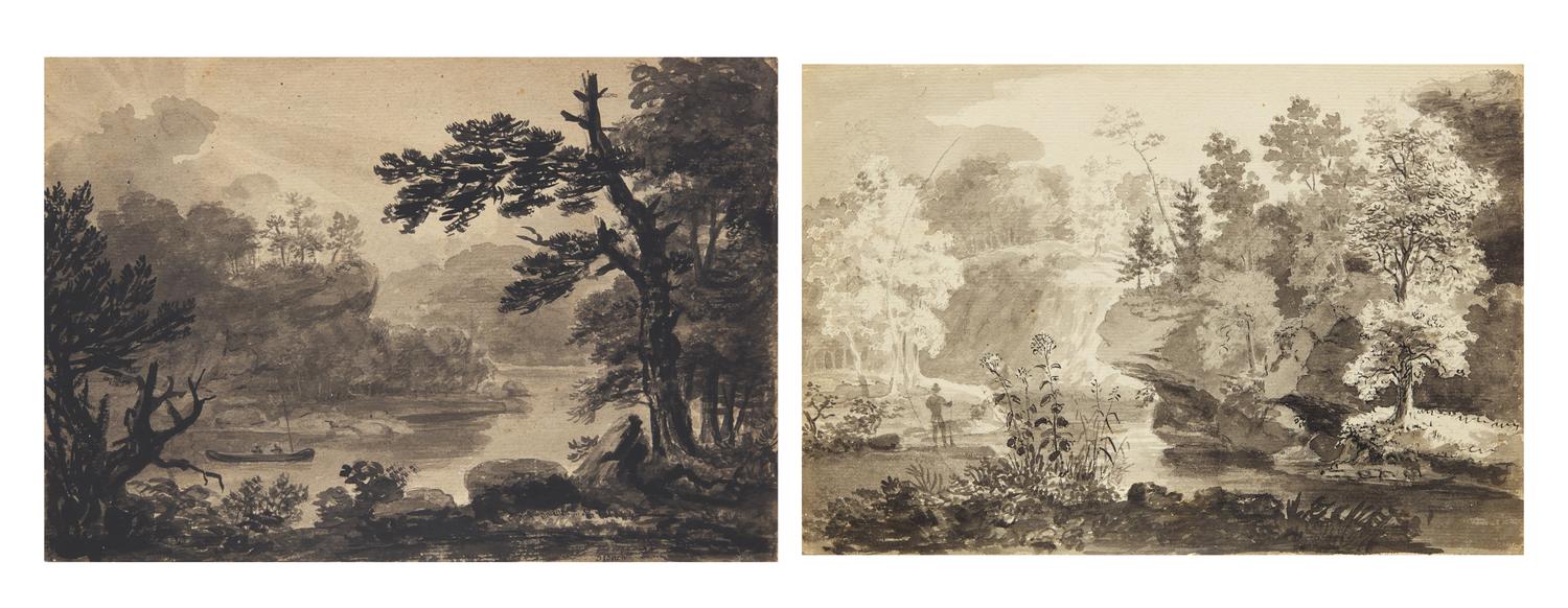 Sailing down the River; together with Standing at the bend