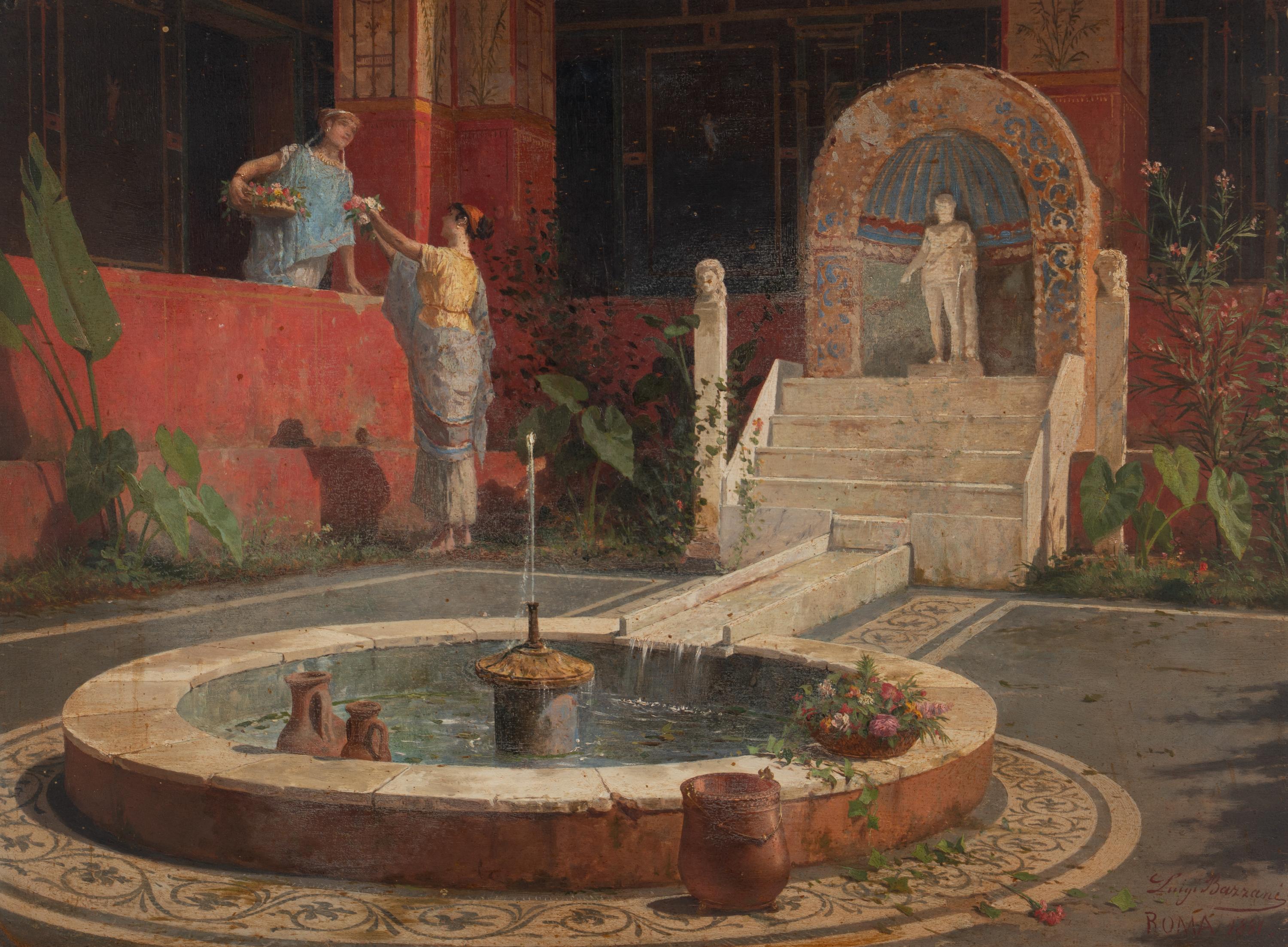 Maidens in a Roman Atrium , 1881