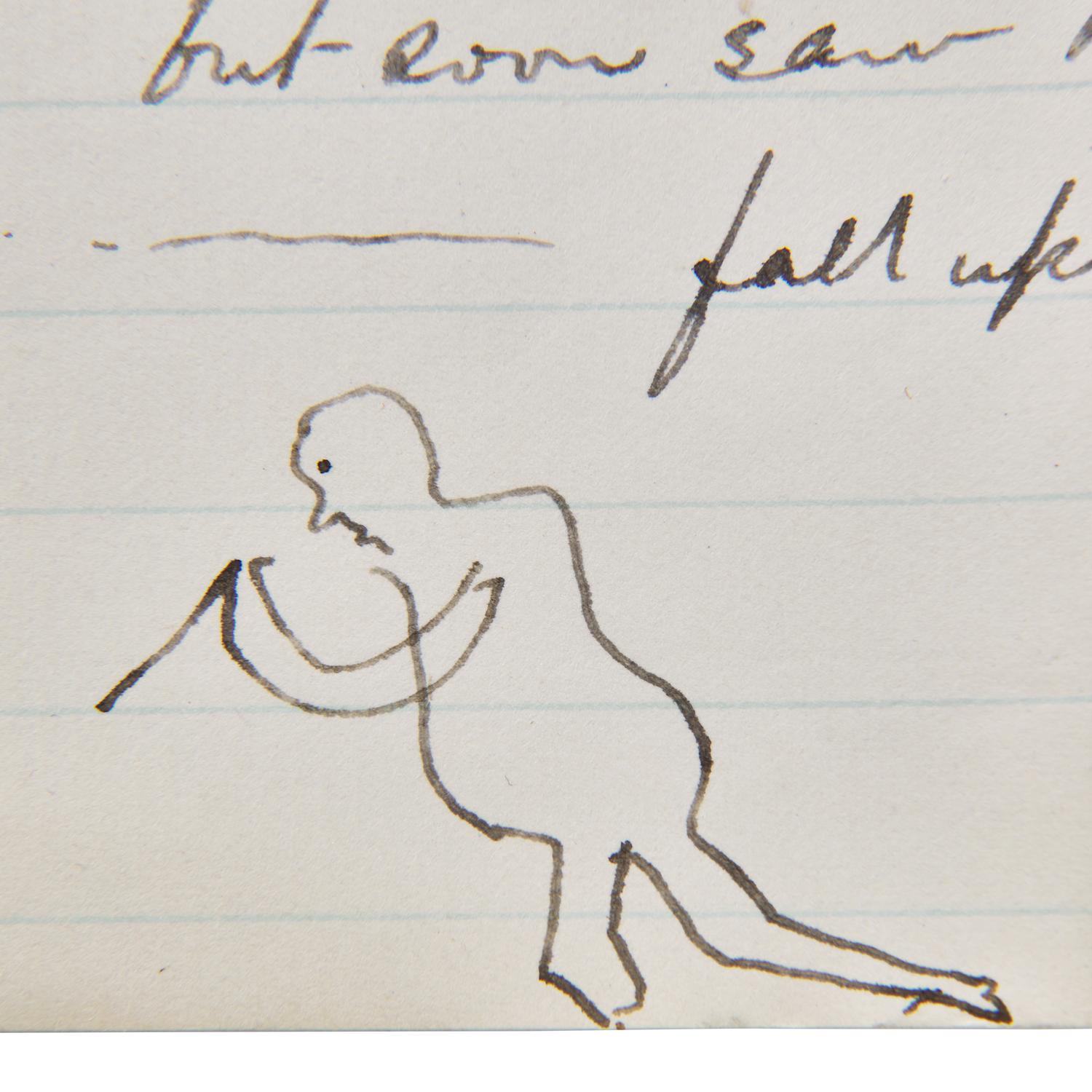 [Lincoln, Abraham] Leale, Charles A. Autograph Notes Recounting Lincoln's Assassination