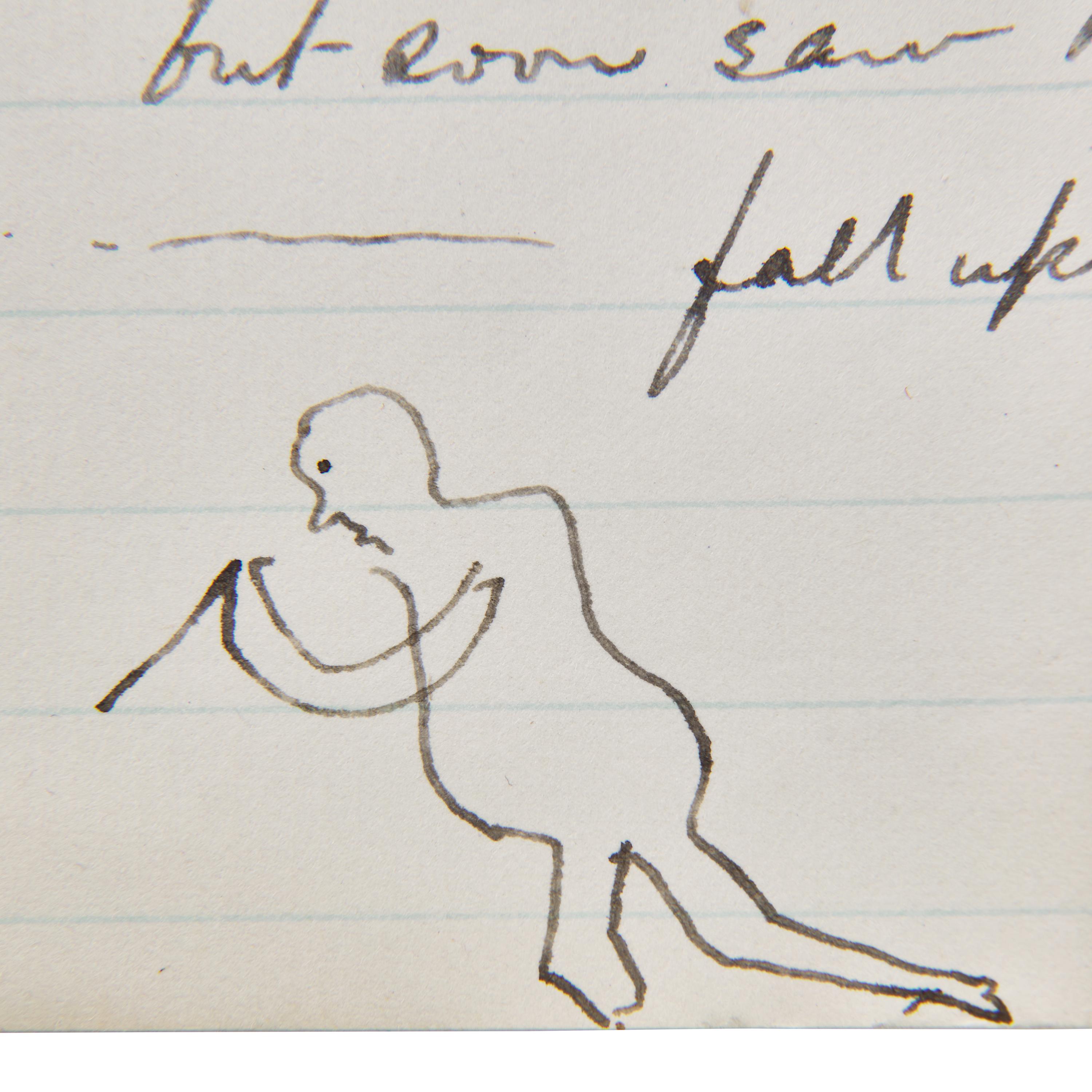 [Lincoln, Abraham] Leale, Charles A. Autograph Notes Recounting Lincoln's Assassination