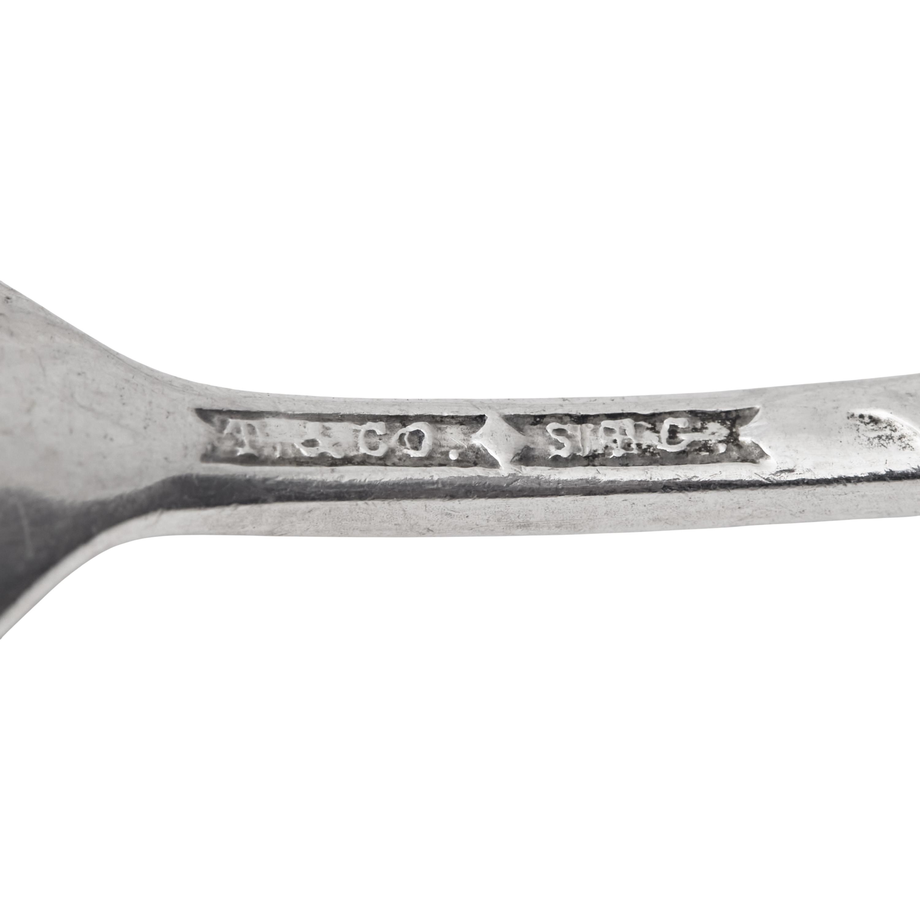 A Set of Twelve Tiffany and Co. Silver Demitasse Spoons