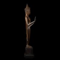 A Thai Bronze Figure of a Standing Buddha, Ayudhya Style, 17th Century or Later
