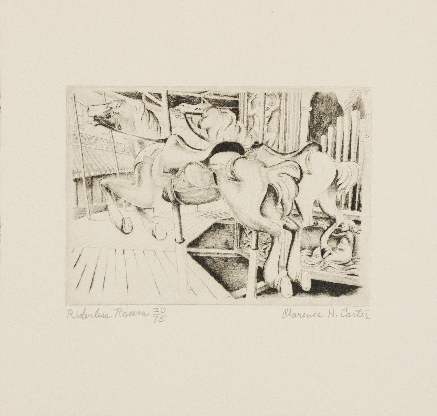 Clarence Carter, (20th century), Riderless Racers, 1987