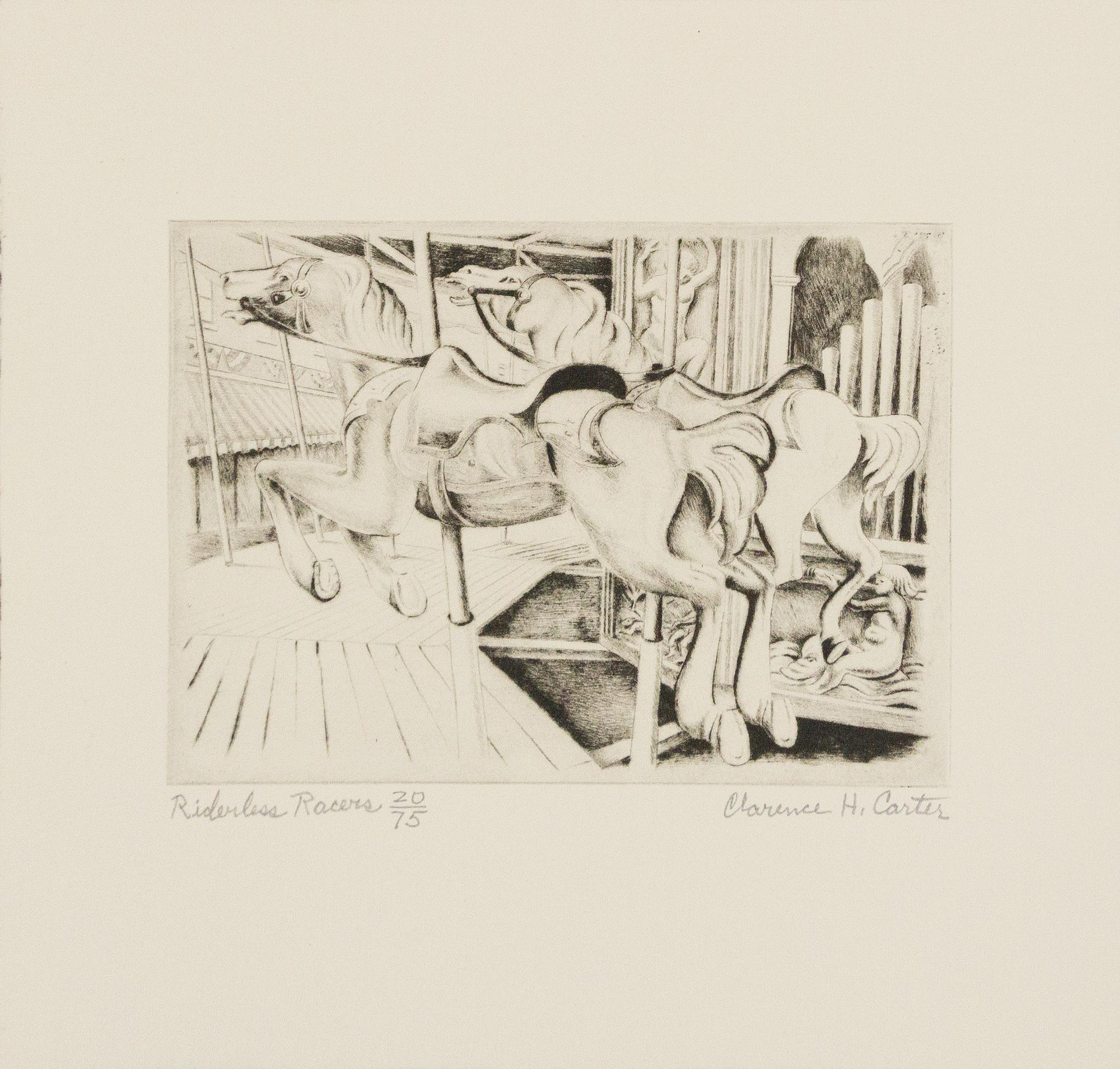 Clarence Carter, (20th century), Riderless Racers, 1987
