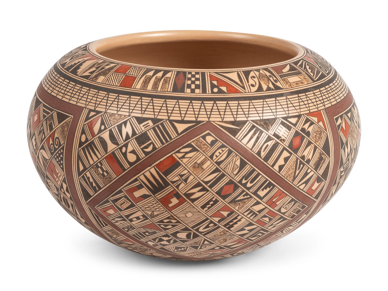 Polychrome Pottery Jar