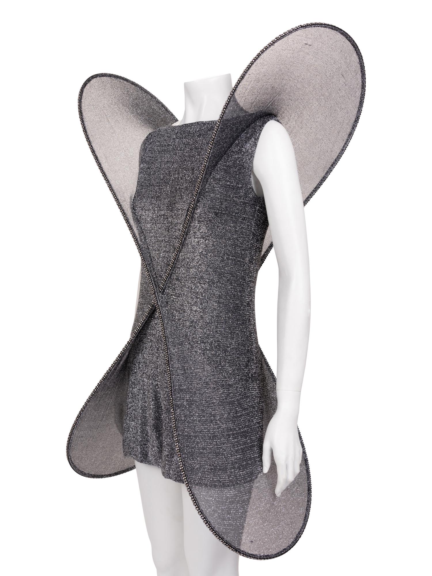 Pierre Cardin Haute Couture "Butterfly" Cocktail Dress, 1993
