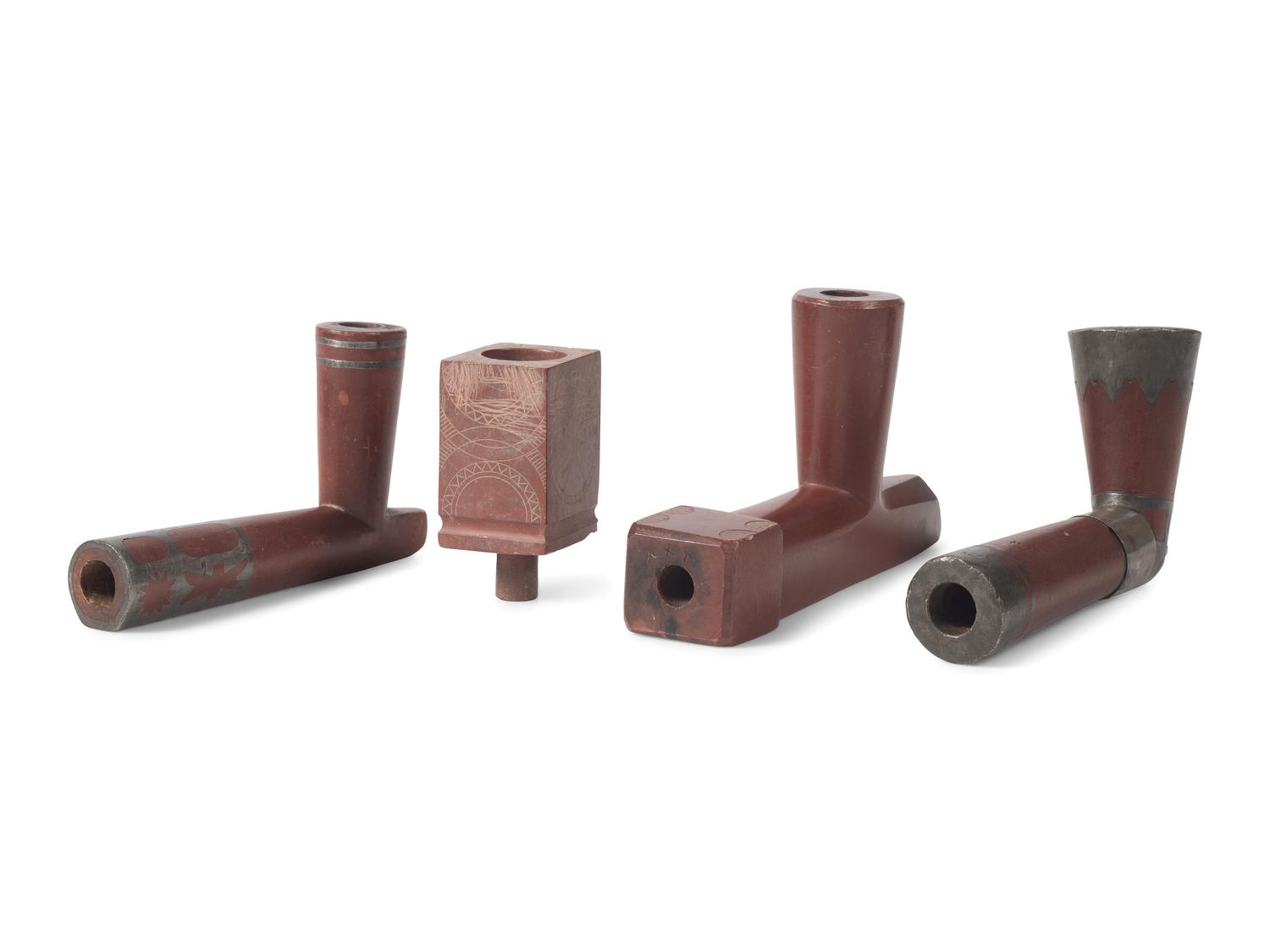Western Great Lakes Catlinite Pipe Bowls